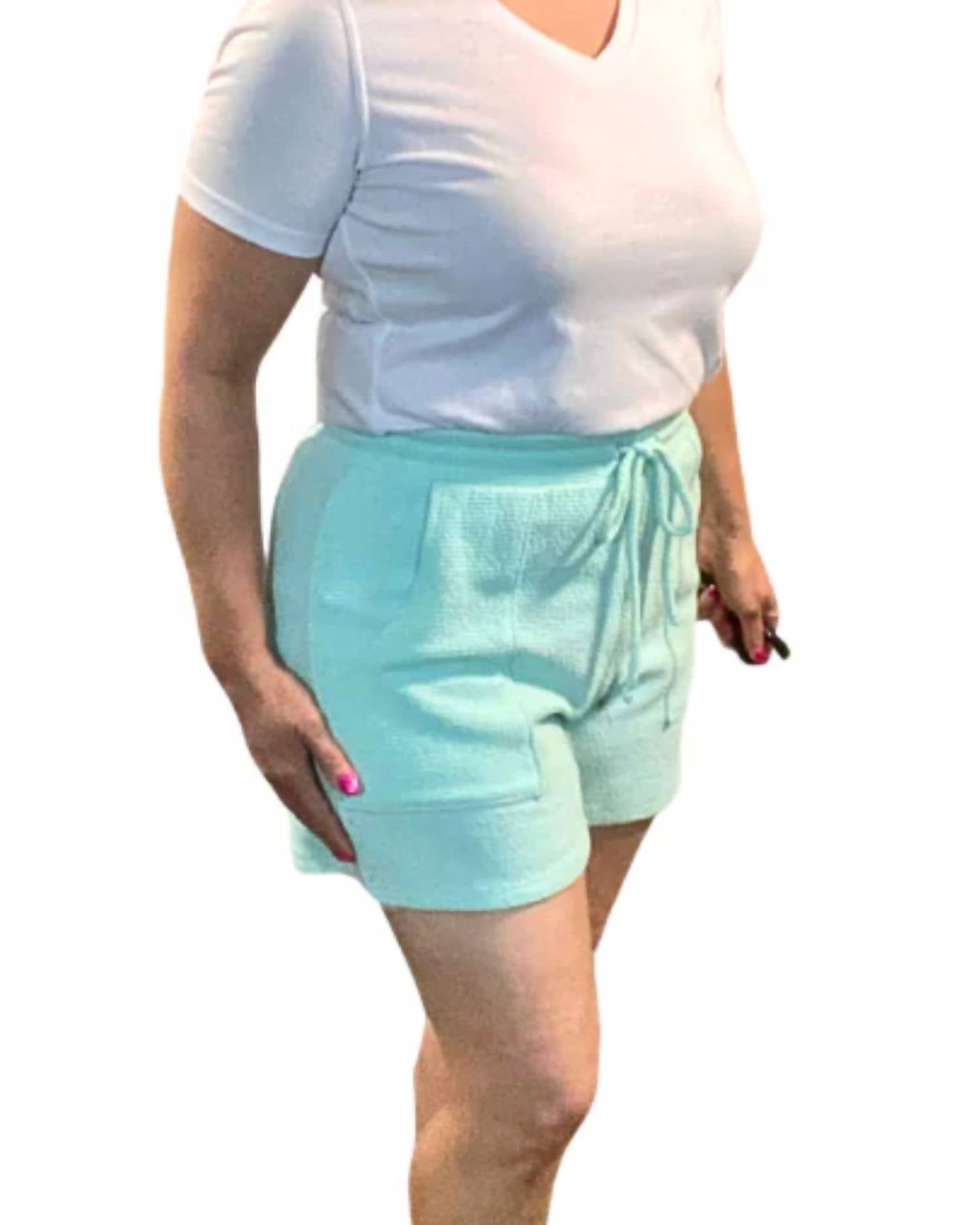 Tres Bien - Misty Waffle Knit Lounge Short