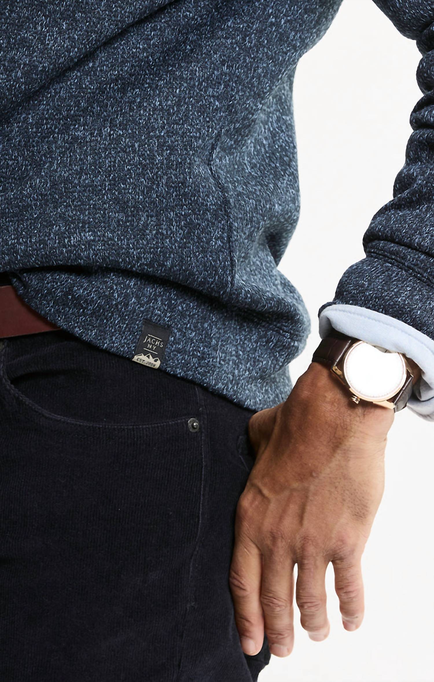 Jachs New York - Stretch Fleece Crewneck Sweater