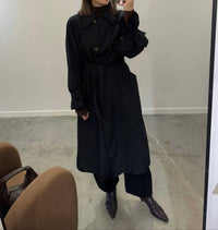 K-Fashion - Long Trench Coat