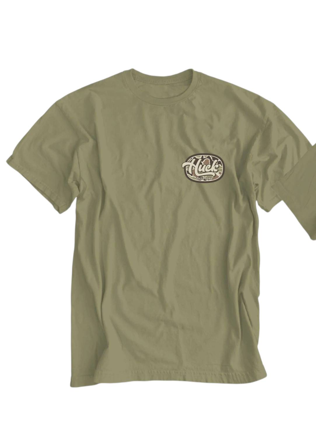 Huck Outdoors - Men's Old School Camo Huck Short Sleeve Tee