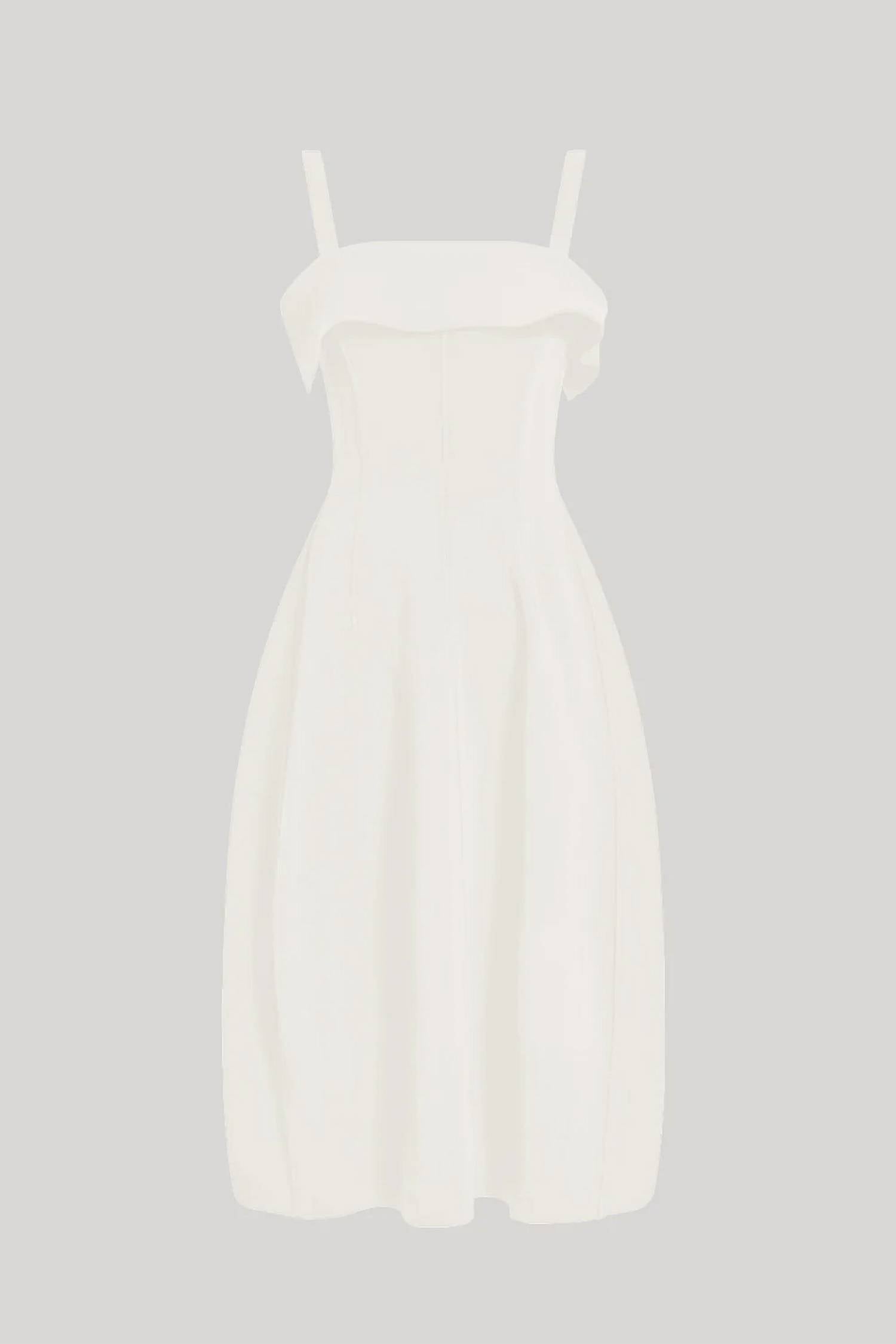 Proenza Schouler - Blanca Compact Ruffle Dress