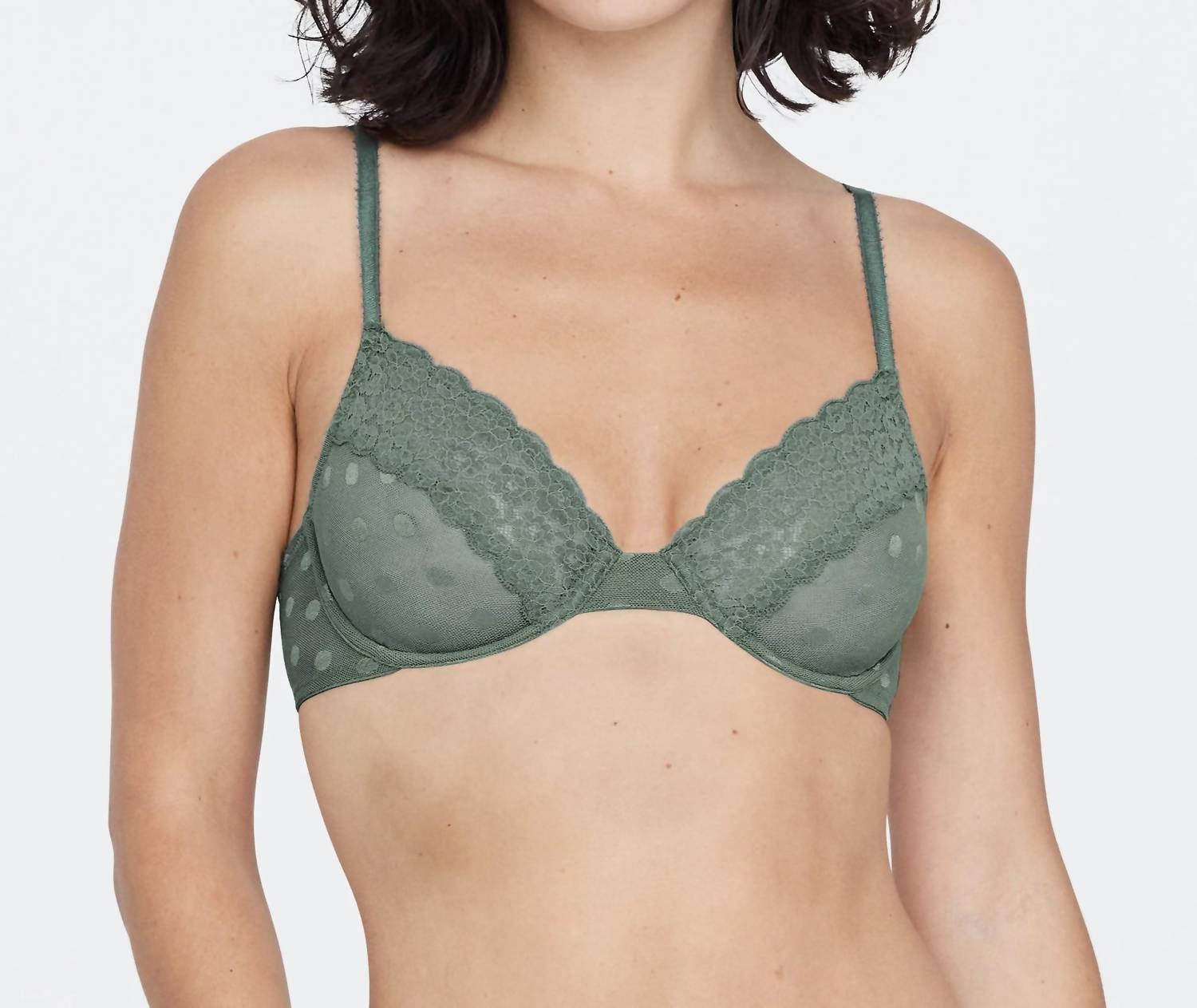 Skarlett Blue - Dare Dot Plunge Unlined Bra
