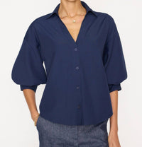 Brochu Walker - Kate Elbow Sleeve Buttond Down Shirt