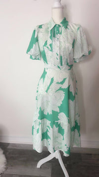 A.Peach - Puff Sleeve Midi Dress