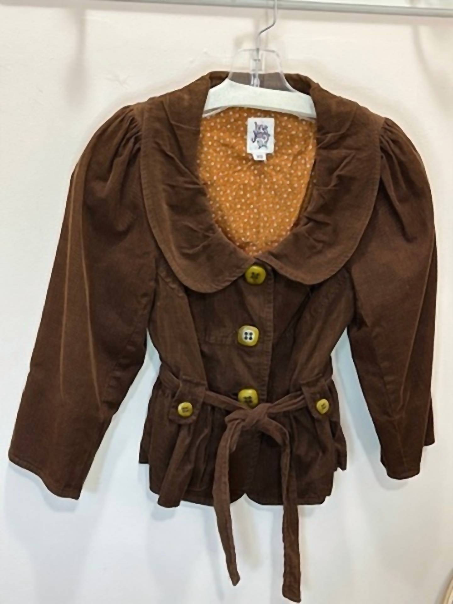 Ivy Jane - Women's Corduroy Belted Jacket