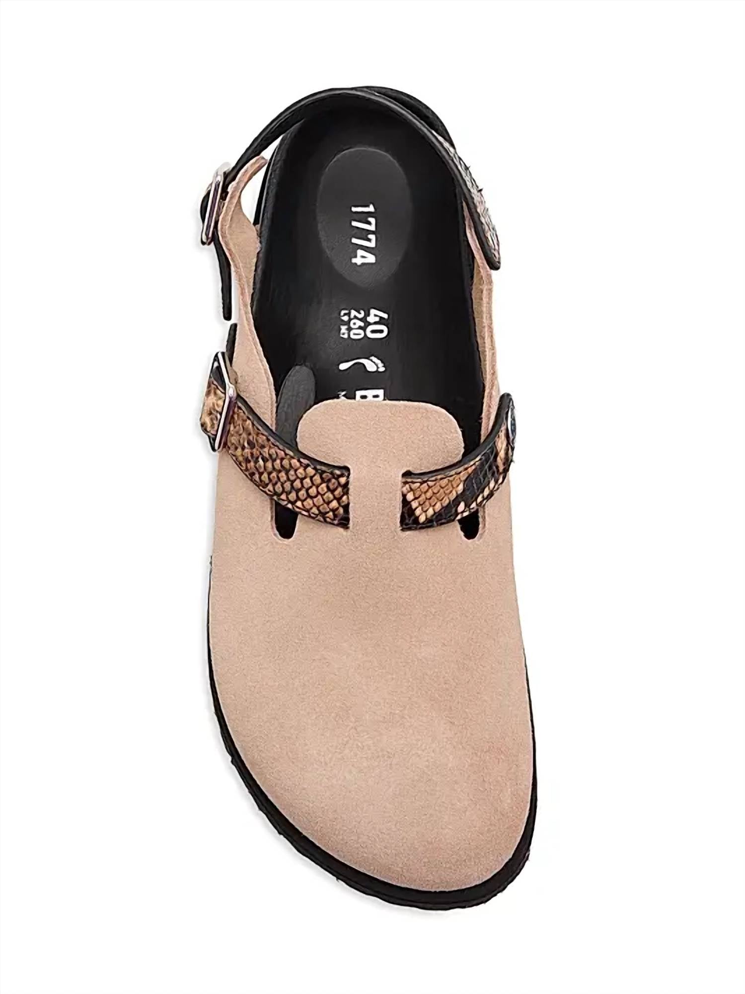 Birkenstock - Women's Tokio Mixed Leather Slingback Mules