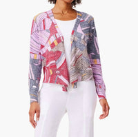 Nic + Zoe - Mia Mosaic Floral Four-way Cardigan