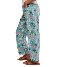 Free People - Good Luck Printed Barrel Jean