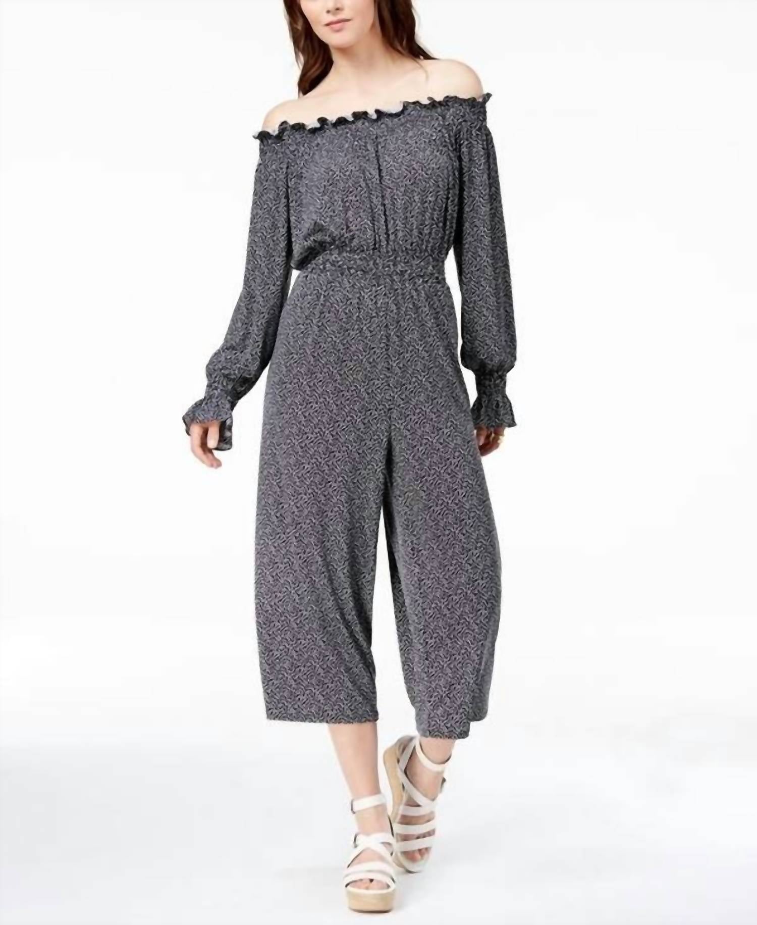 Michael Michael Kors - Off The Shoulder Jumpsuit