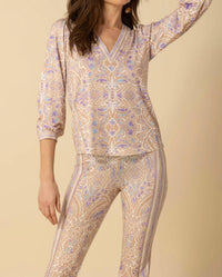 Hale Bob - V Neck Jersey Top