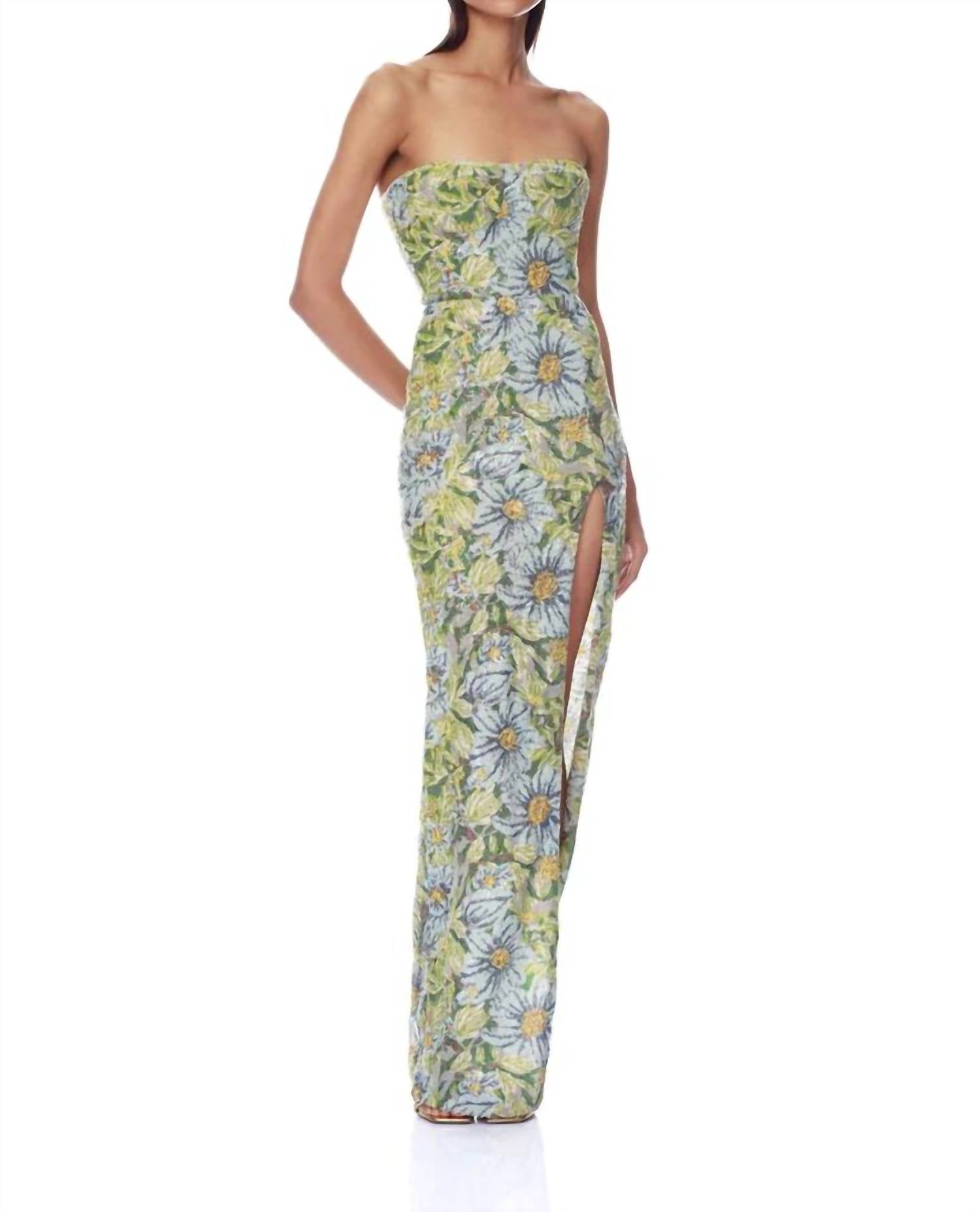 Bronx And Banco - Valentina Strapless Maxi Dress