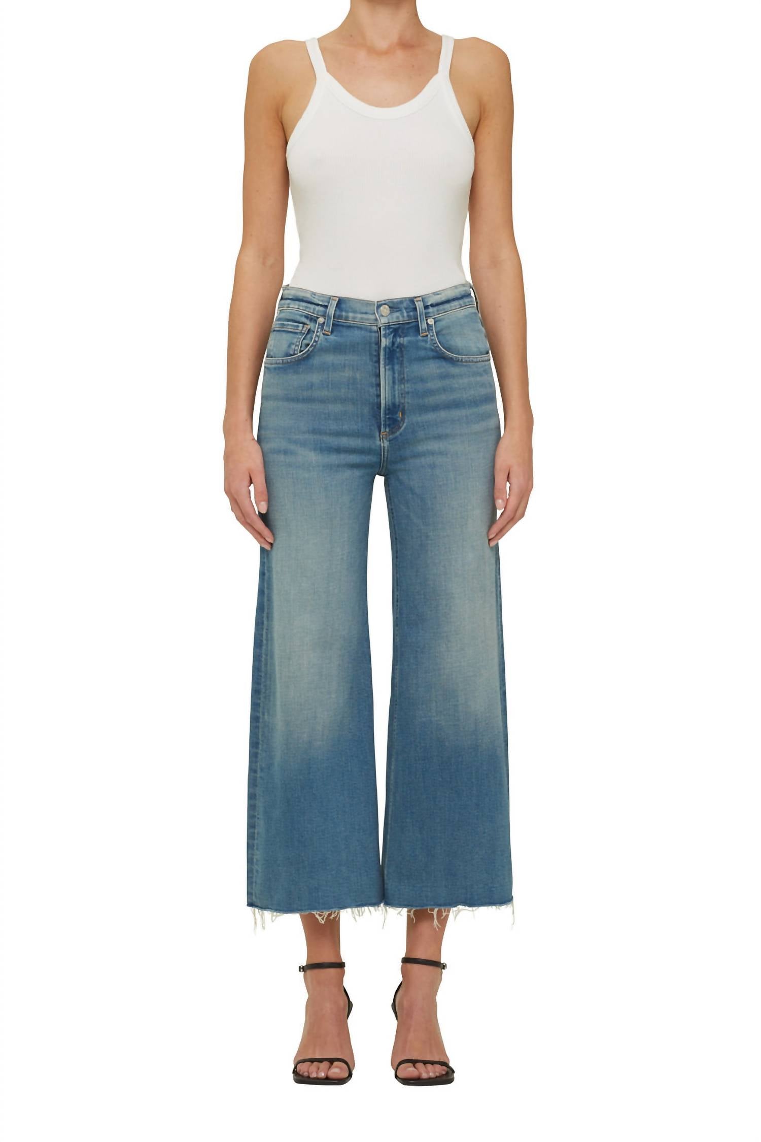 Citizens Of Humanity - Lyra Wide Leg Cropped Jeans