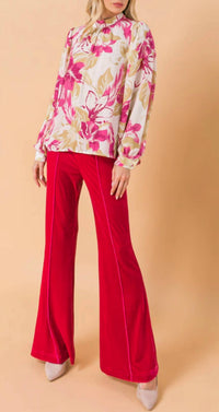 Flying Tomato - Ashley Floral Blouse