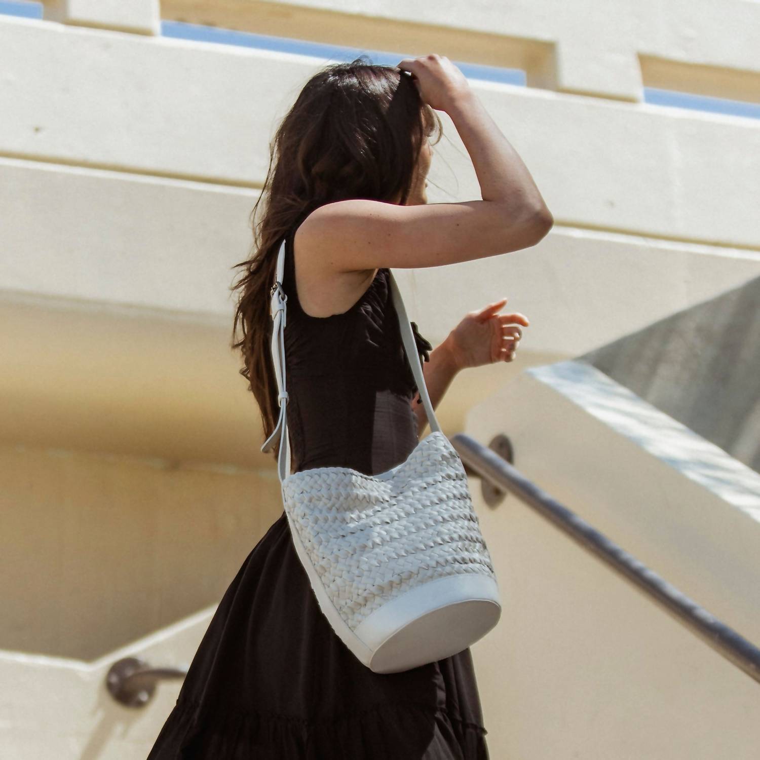 Per Lei New York - Women's Emery Woven Bucket Bag