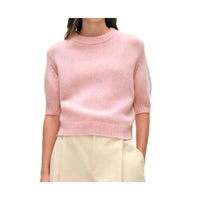 White + Warren - Cashmere Featherweight Puff Sleeve Crew Sweater