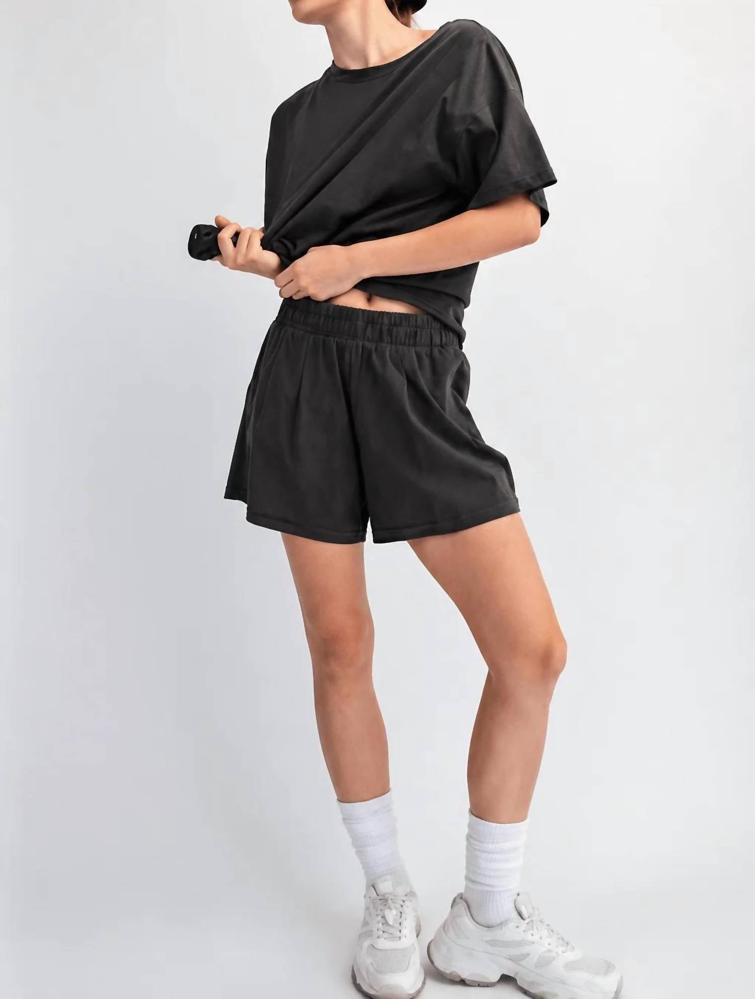 Rae Mode - Comfort Washed Cotton Shorts Set