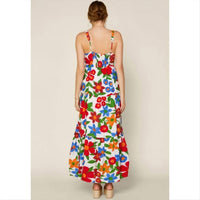 SKIES ARE BLUE Paradise Falls Maxi Dress in multi - women's dress - alternate view