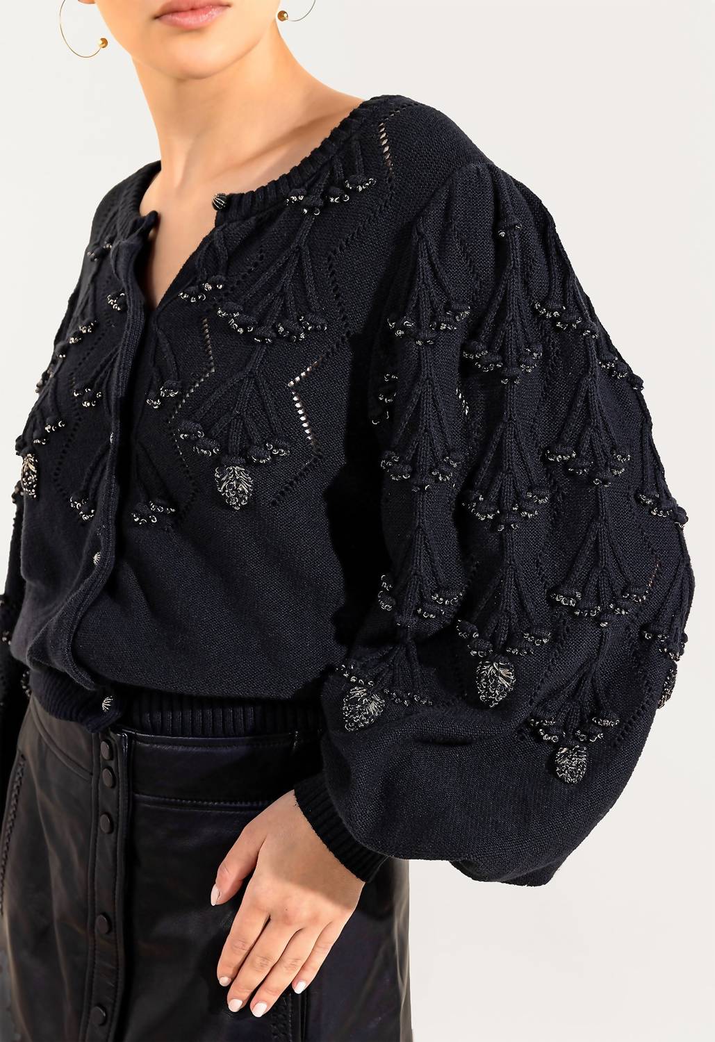 Scarlett Poppies - Elevation Billowing Sleeves Cardigan