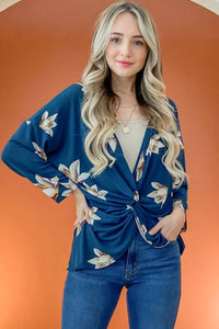 And The Why - Throw It In Reversible Twist Back Top