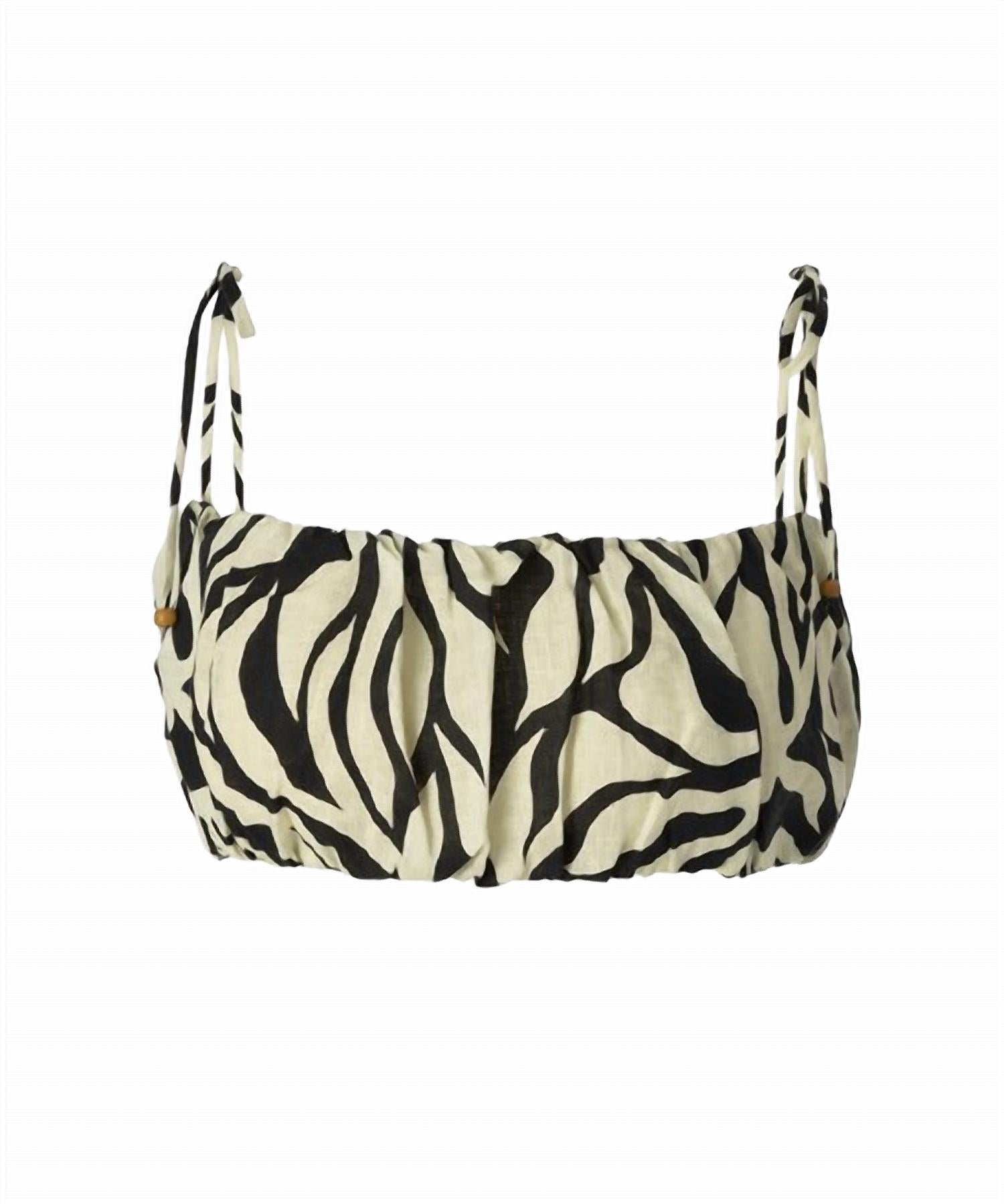 Cala De La Cruz - Lava Crop Top