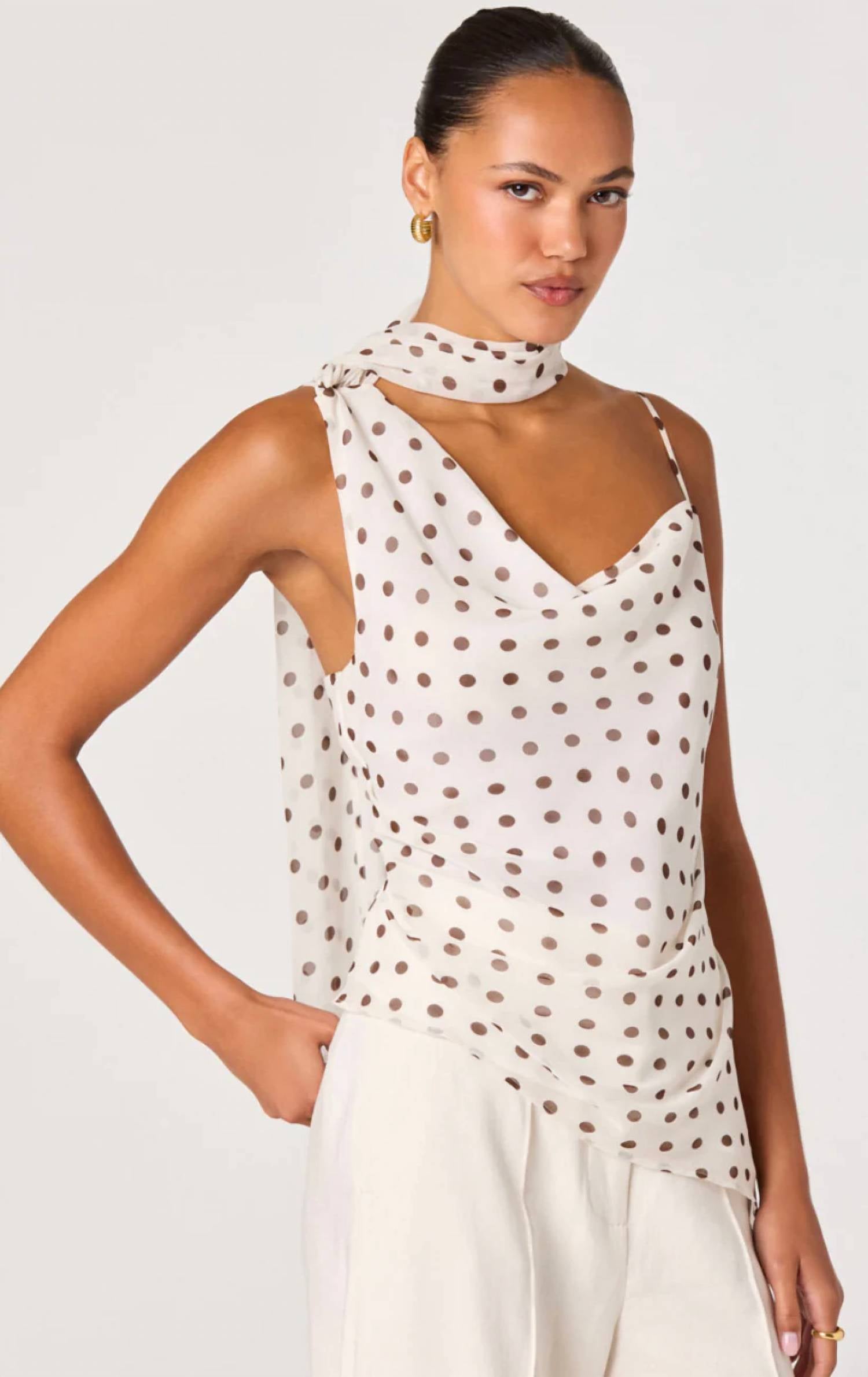Astr - Adrie Scarf Top
