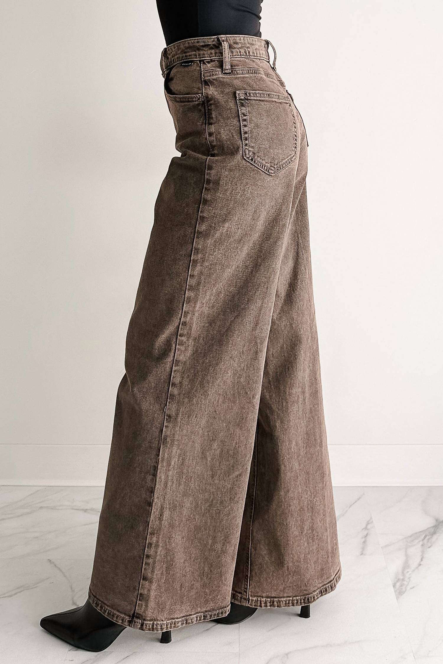 Cello - Bane High Rise Wide Leg Jeans