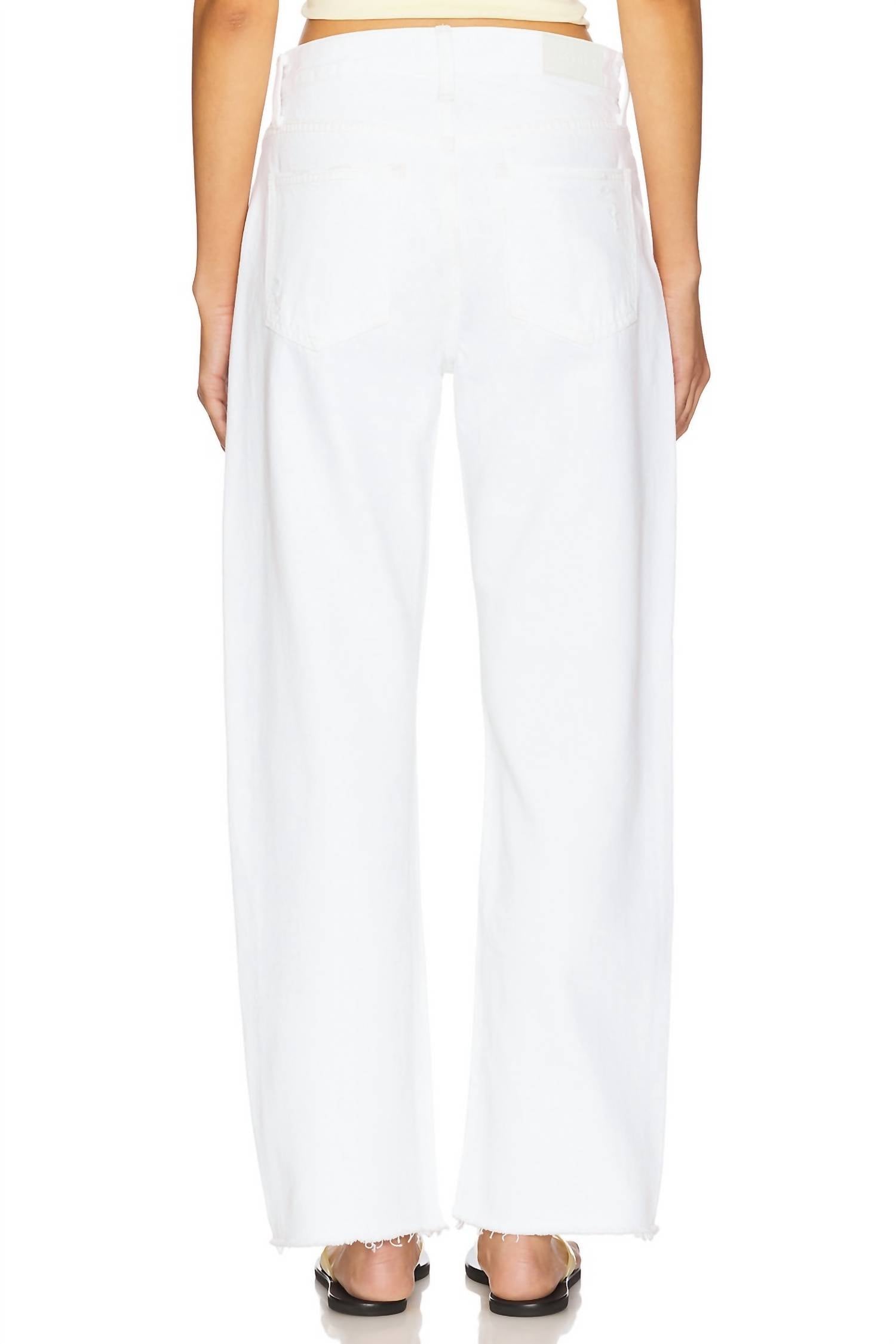 Pistola - Lexi Mid Rise Bowed Straight Jeans
