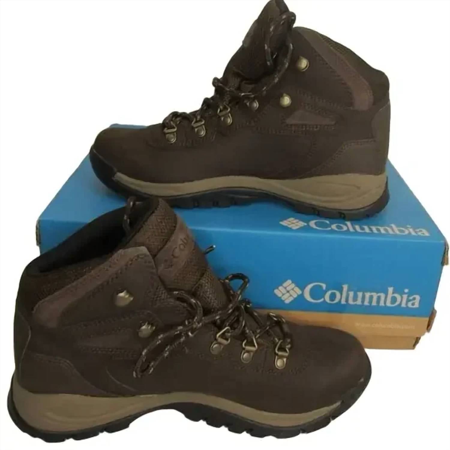 Columbia Men's Yoncalla Mid Waterproof Athletic Hiking Boots in brown gray - men's boots