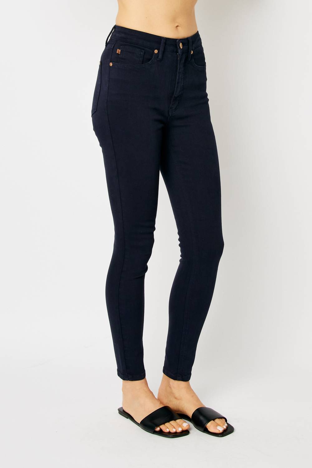 Judy Blue - High Waist Tummy Control Garment Dyed Skinny Jeans