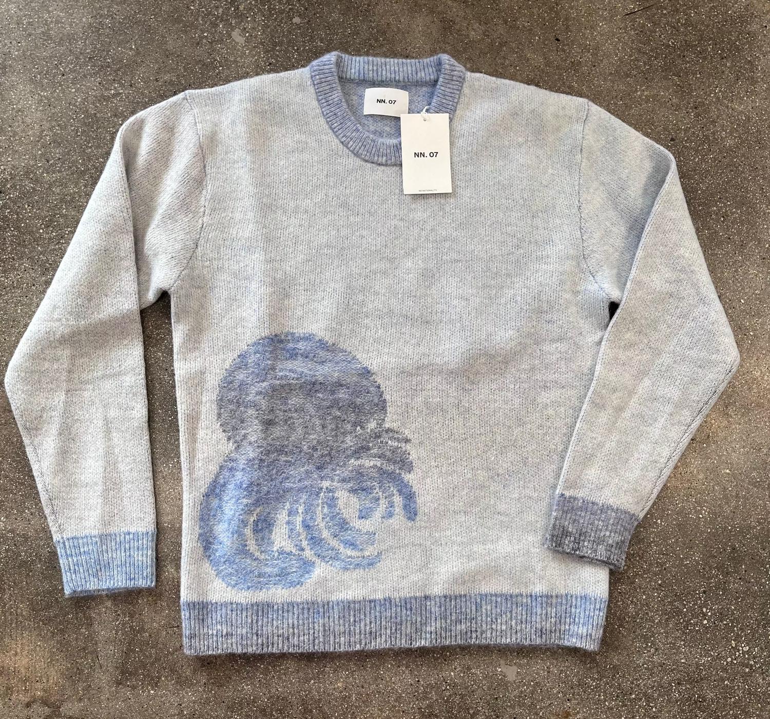 NN07 Men's Crewneck Sweater in pale blue - men's sweater