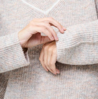 French Connection - Kezia Vertical V Neck Jumper