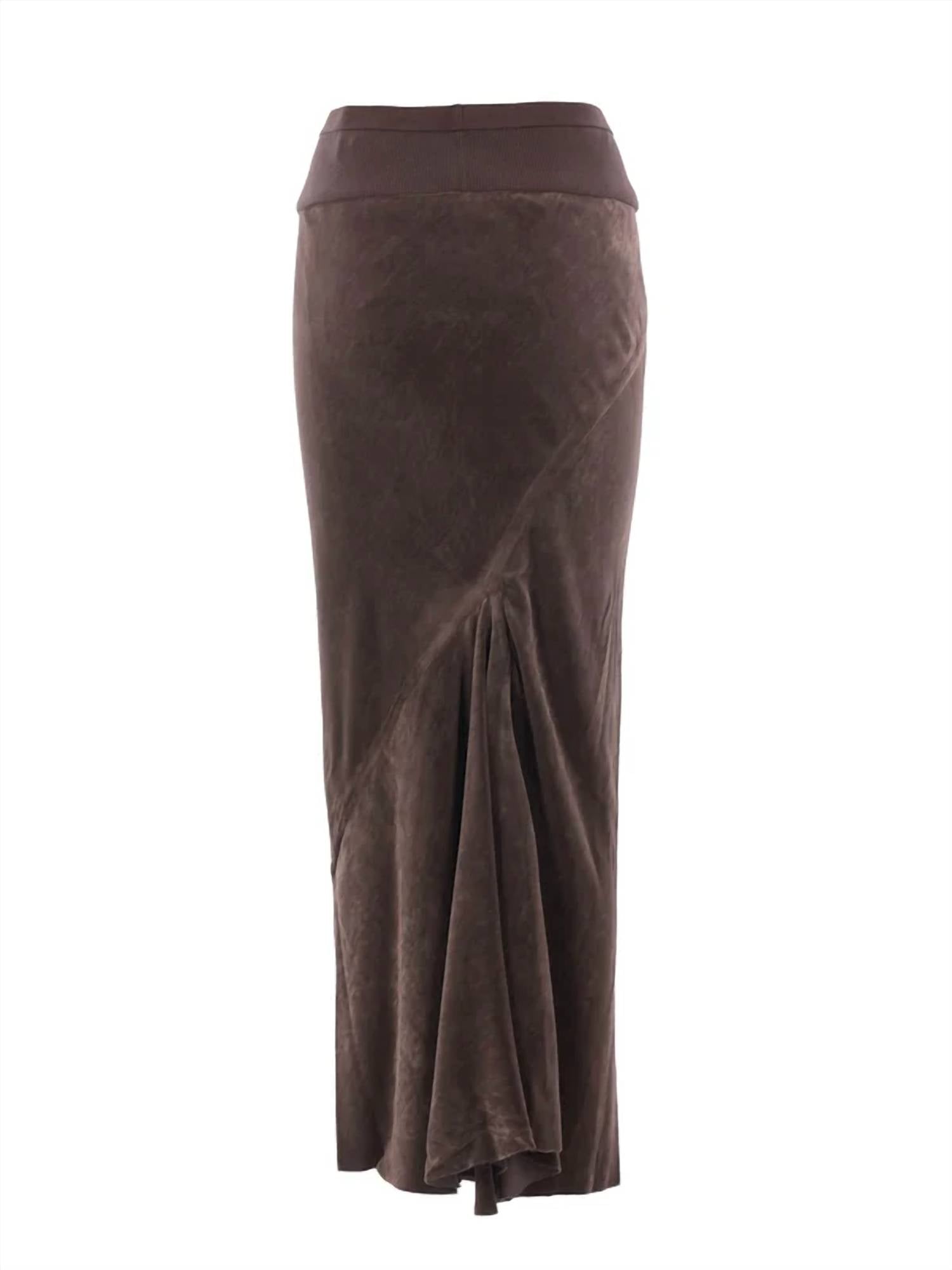 Rick Owens - Women's Gonna Calf Bias Skirt