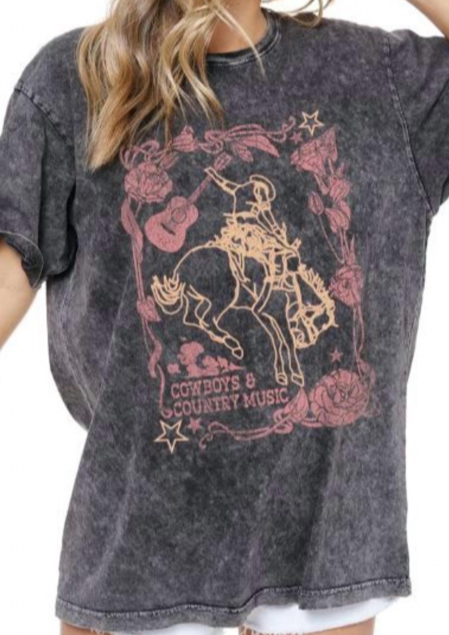 Zutter - Cowboys And Country Music Graphic Tee