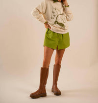 Care Tucker - Horse Play Classic Embroidered Sweatshirt
