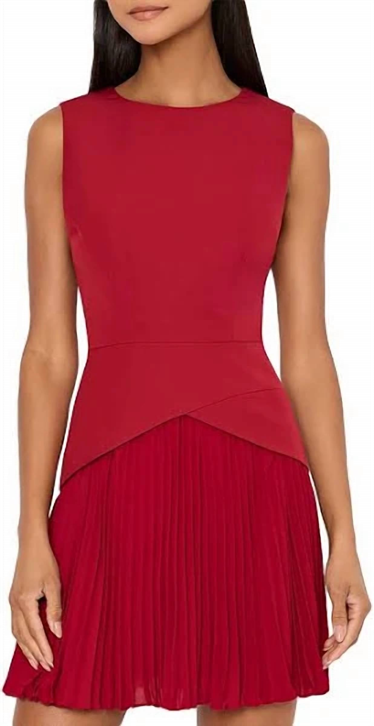Milly - Haddy Pleated Mini Dress