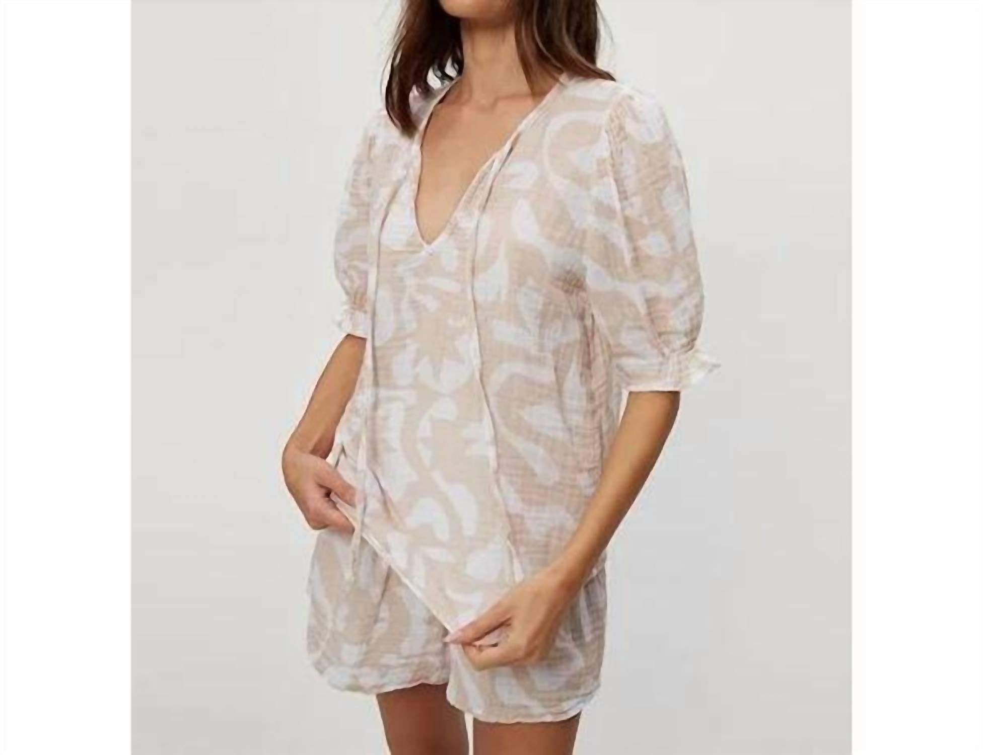 Michael Stars - Genevieve Printed Top