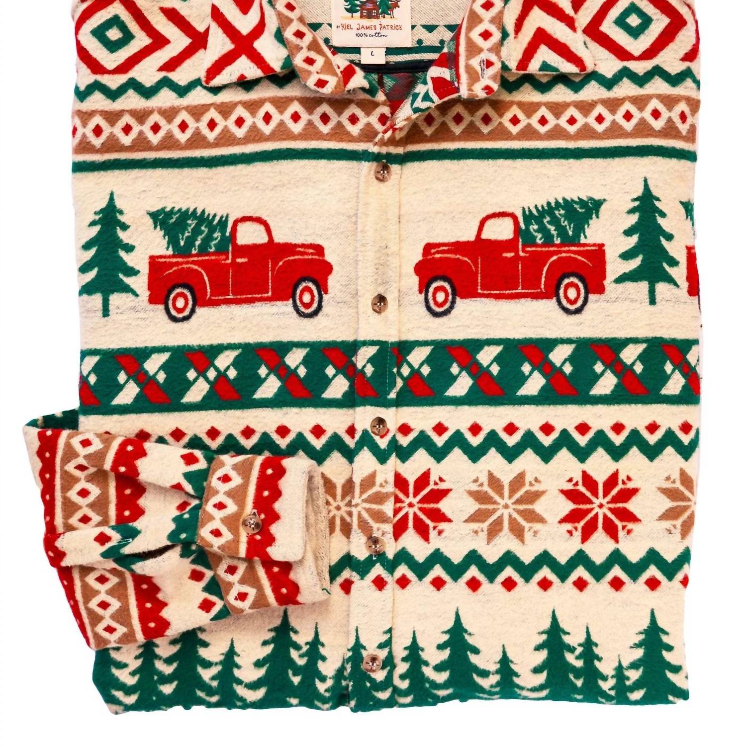 Kiel James Patrick - Holiday Truck Flannel Shirt Jacket