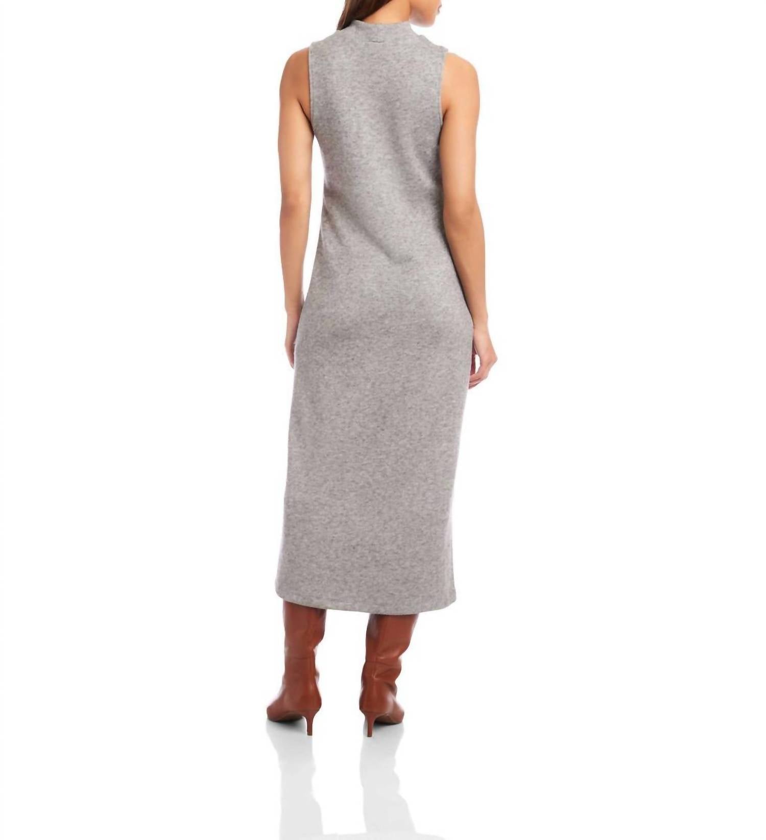 Fifteen Twenty - Lauren Button Detail Midi Dress