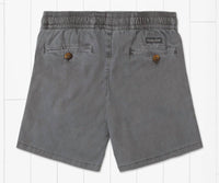 Southern Marsh Boy's Hartwell Washed Shorts in slate - kids' shorts - detail view