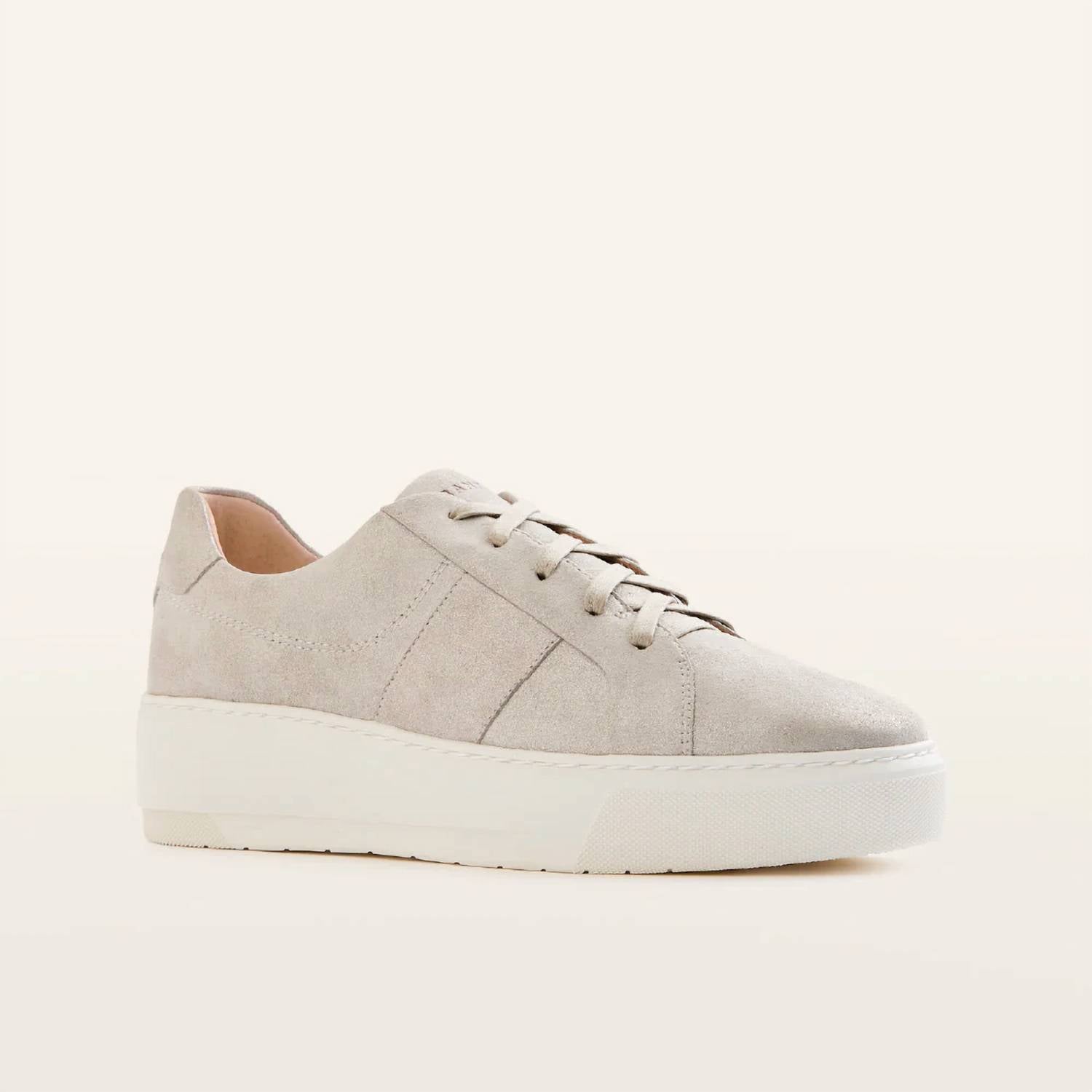 FRANKIE4 Women's Riley Sneaker in silver - women's sneaker - detail view