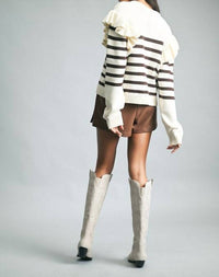 Wishlist - Cutest Detail Ruffle Sweater