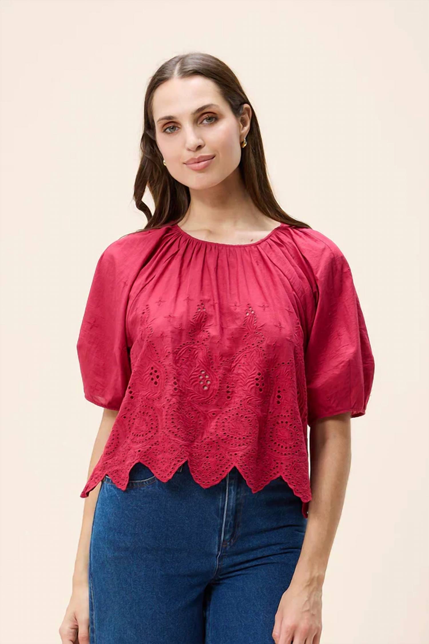 Cleobella - Cerese Scalloped Top