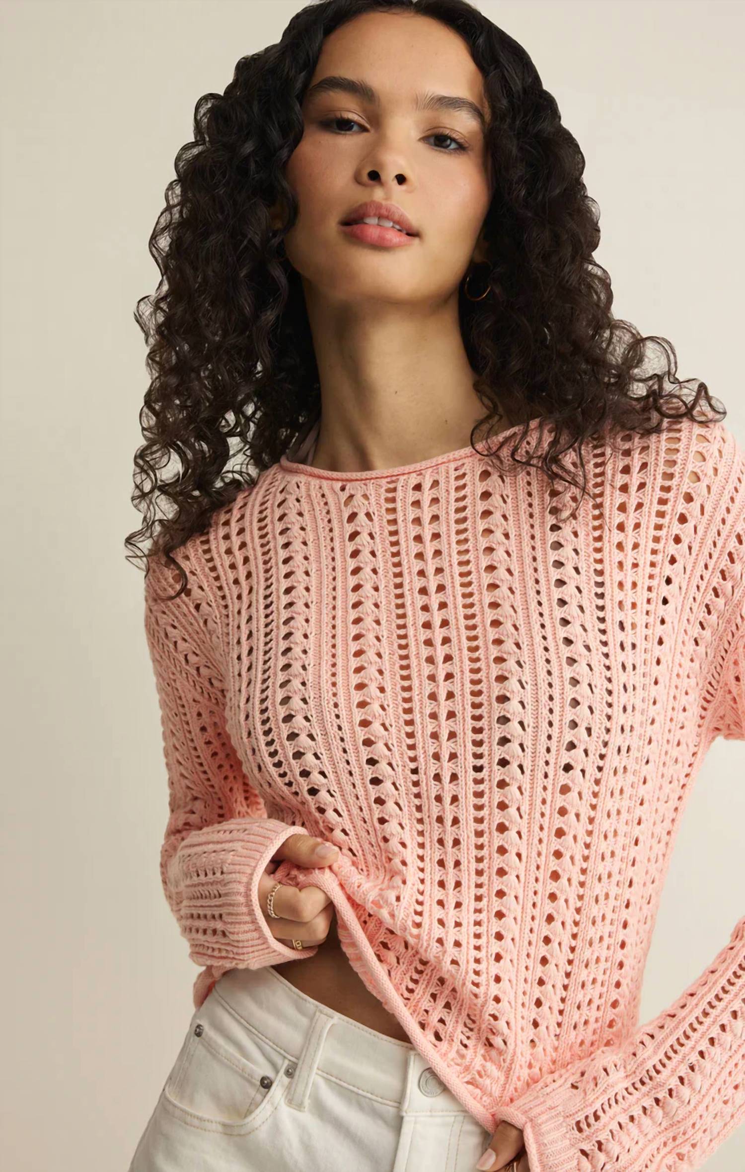 Z Supply - Upland Crochet Sweater Top