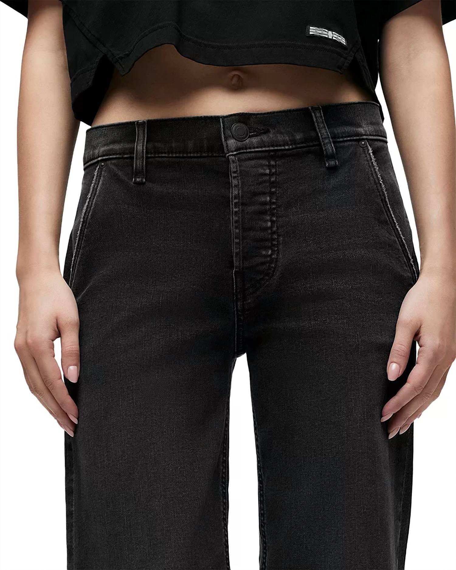 Hudson - Rosie Trouser High Rise Wide Leg Ankle Jeans