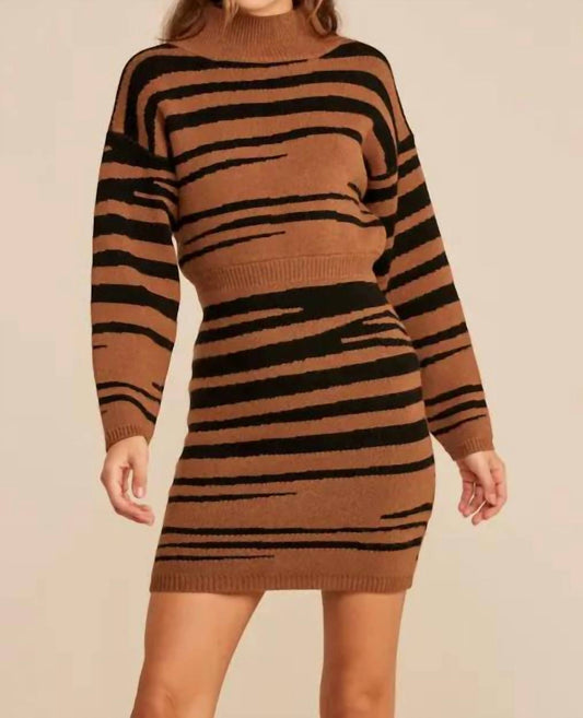 Cory Zebra Sweater Dress