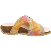Think! Women's Mizzi Sandal in linen combi material mix - women's sandal - detail view