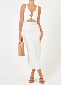 L*Space - Camille Front Loop Cutout Midi Dress