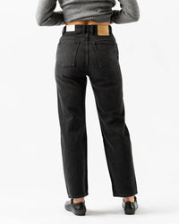 B Sides Plein High Rise Jeans in stil black - women's jeans - detail view