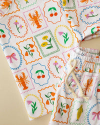 Lucky Panda Kids - Kids Whimsy Summer Shorts Set