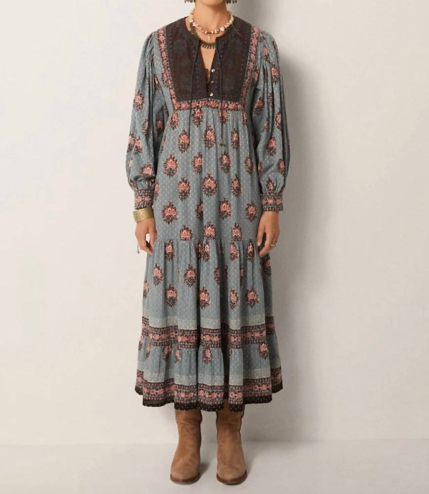 Maison Hotel - Water Lillies Allegra Dress